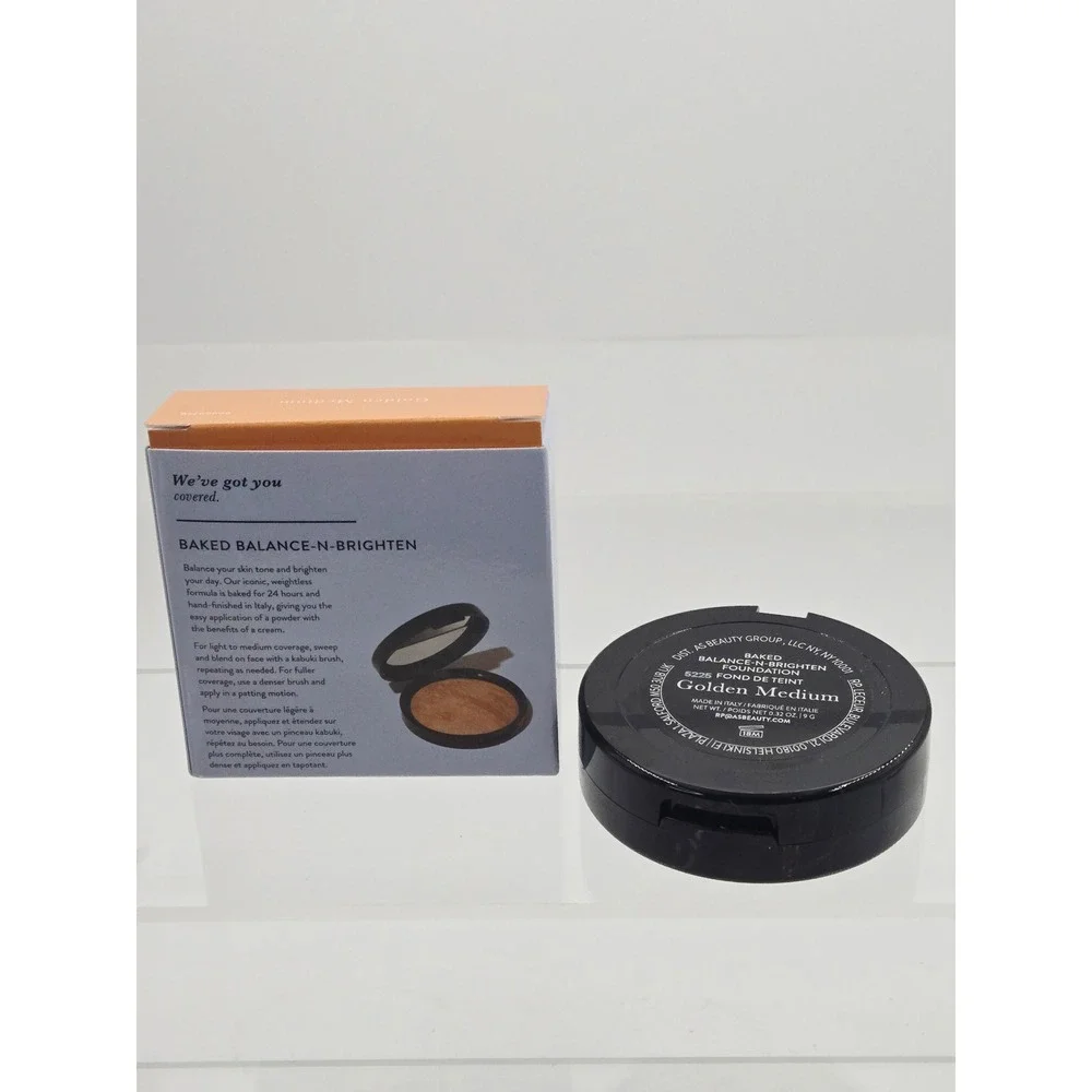 Laura Geller Baked Balance-N-Brighten Foundation Golden Medium 9g 0.32oz New